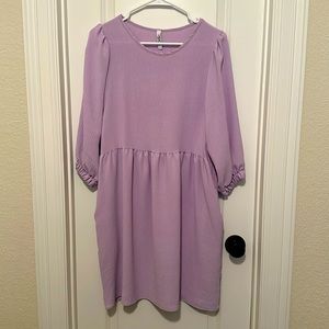 Lavender 2 hearts dress size small